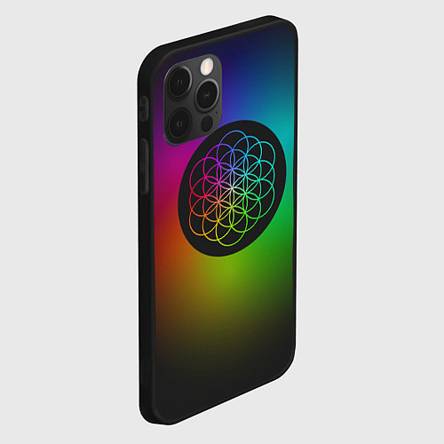 Чехол iPhone 12 Pro Max Coldplay Colour / 3D-Черный – фото 2