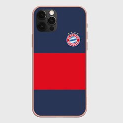 Чехол для iPhone 12 Pro Max Bayern Munchen - Red-Blue FCB 2022 NEW, цвет: 3D-светло-розовый