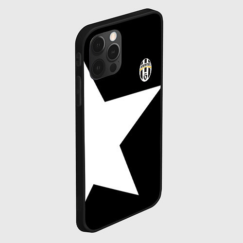 Чехол iPhone 12 Pro Max FC Juventus: Star / 3D-Черный – фото 2