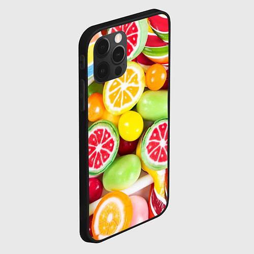 Чехол iPhone 12 Pro Max Candy Summer / 3D-Черный – фото 2
