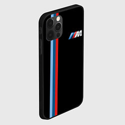 Чехол для iPhone 12 Pro Max BMW BLACK COLLECTION БМВ, цвет: 3D-черный — фото 2