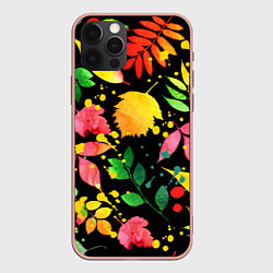 Чехол для iPhone 12 Pro Max Осень, цвет: 3D-светло-розовый