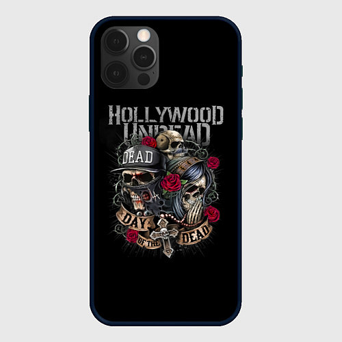 Чехол iPhone 12 Pro Max Day of the Dead, HU / 3D-Черный – фото 1