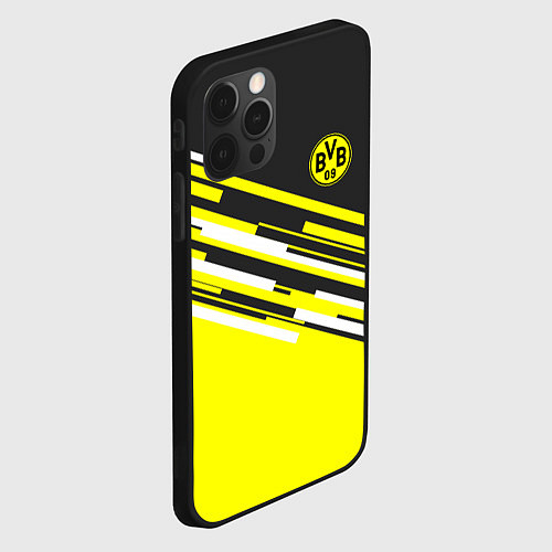 Чехол iPhone 12 Pro Max Borussia FC: Sport Line 2018 / 3D-Черный – фото 2