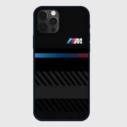 Чехол для iPhone 12 Pro Max BMW: Brand Lines, цвет: 3D-черный