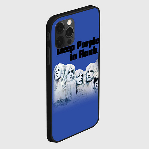 Чехол iPhone 12 Pro Max Deep Purple In the rock / 3D-Черный – фото 2