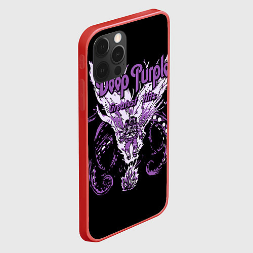 Чехол iPhone 12 Pro Max Deep Purple: Greatest Hits / 3D-Красный – фото 2