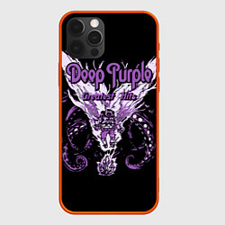 Чехол для iPhone 12 Pro Max Deep Purple: Greatest Hits, цвет: 3D-красный