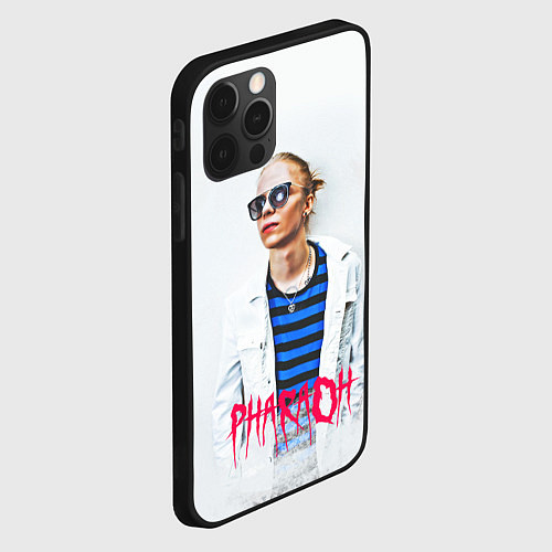 Чехол iPhone 12 Pro Max Pharaoh: White side / 3D-Черный – фото 2