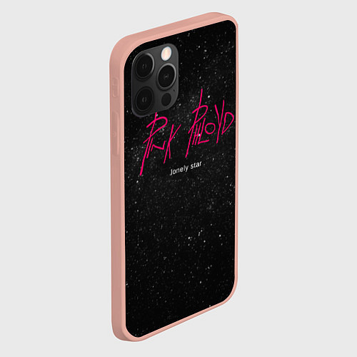 Чехол iPhone 12 Pro Max Pink Phloyd: Lonely star / 3D-Светло-розовый – фото 2