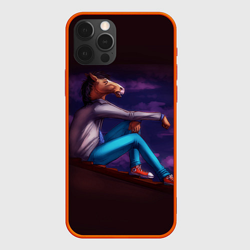 Чехол iPhone 12 Pro Max BoJack / 3D-Красный – фото 1