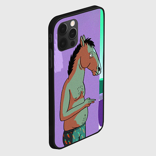 Чехол iPhone 12 Pro Max BoJack / 3D-Черный – фото 2