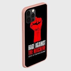 Чехол для iPhone 12 Pro Max Rage Against the Machine, цвет: 3D-светло-розовый — фото 2