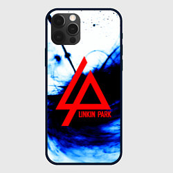 Чехол для iPhone 12 Pro Max Linkin Park blue smoke, цвет: 3D-черный
