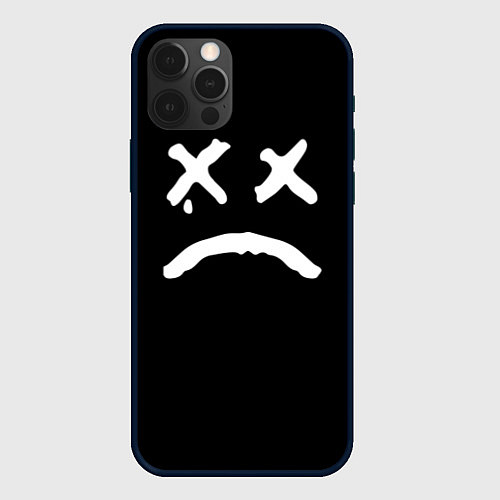 Чехол iPhone 12 Pro Max Lil Peep: RIP Smile / 3D-Черный – фото 1