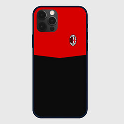 Чехол для iPhone 12 Pro Max АC Milan: R&B Sport, цвет: 3D-черный