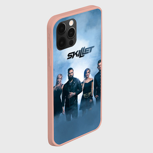 Чехол iPhone 12 Pro Max Skillet: Smoke / 3D-Светло-розовый – фото 2