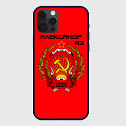 Чехол для iPhone 12 Pro Max Александр из СССР, цвет: 3D-черный