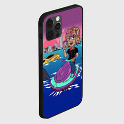 Чехол для iPhone 12 Pro Max Lil Pump on the water, цвет: 3D-черный — фото 2