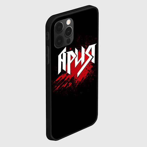 Чехол iPhone 12 Pro Max Ария / 3D-Черный – фото 2