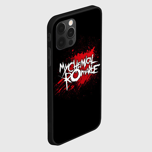 Чехол iPhone 12 Pro Max My Chemical Romance: Blood / 3D-Черный – фото 2