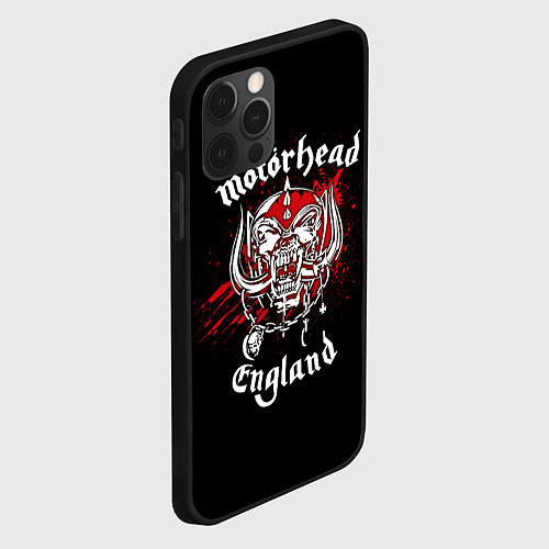 Чехол iPhone 12 Pro Max Motorhead England / 3D-Черный – фото 2