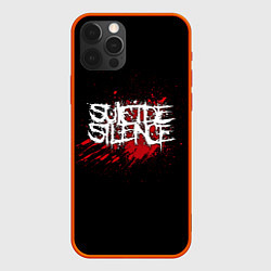 Чехол для iPhone 12 Pro Max Suicide Silence Blood, цвет: 3D-красный