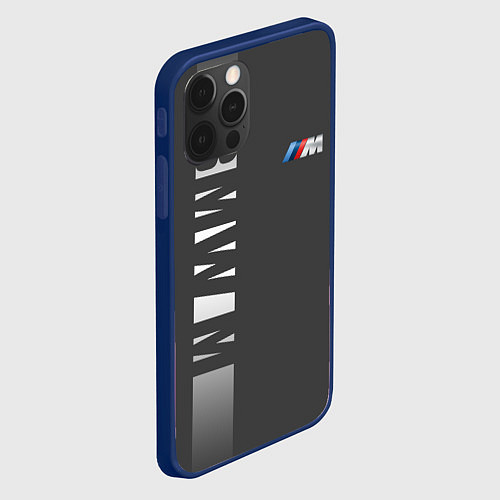 Чехол iPhone 12 Pro Max BMW 2018 M Sport / 3D-Тёмно-синий – фото 2