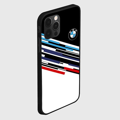 Чехол iPhone 12 Pro Max BMW BRAND COLOR БМВ / 3D-Черный – фото 2