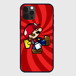 Чехол для iPhone 12 Pro Max Super Mario: Red Illusion, цвет: 3D-черный