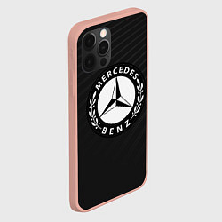 Чехол для iPhone 12 Pro Max Mercedes-Benz, цвет: 3D-светло-розовый — фото 2