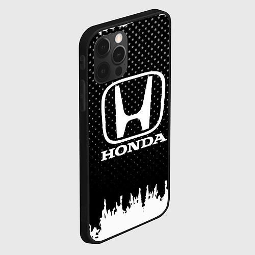 Чехол iPhone 12 Pro Max Honda: Black Side / 3D-Черный – фото 2