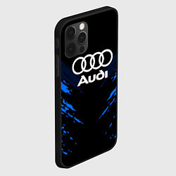 Чехол для iPhone 12 Pro Max Audi: Blue Anger, цвет: 3D-черный — фото 2
