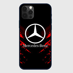 Чехол для iPhone 12 Pro Max Mercedes-Benz: Red Anger, цвет: 3D-черный