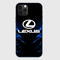Чехол для iPhone 12 Pro Max Lexus: Blue Anger, цвет: 3D-черный
