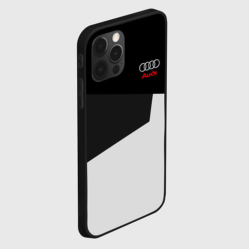 Чехол iPhone 12 Pro Max Audi Sport / 3D-Черный – фото 2
