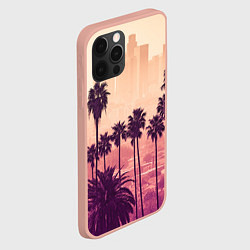 Чехол для iPhone 12 Pro Max Los Angeles, цвет: 3D-светло-розовый — фото 2