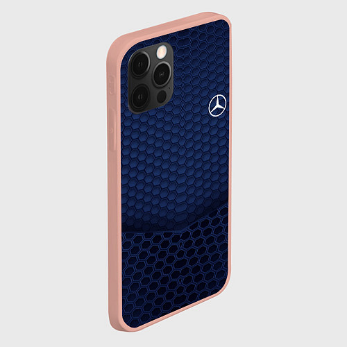 Чехол iPhone 12 Pro Max Mercedes: Sport Motors / 3D-Светло-розовый – фото 2