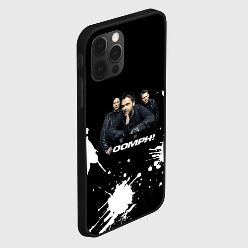 Чехол iPhone 12 Pro Max Группа OOMPH! / 3D-Черный – фото 2