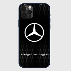 Чехол для iPhone 12 Pro Max Mercedes: Black Abstract, цвет: 3D-черный