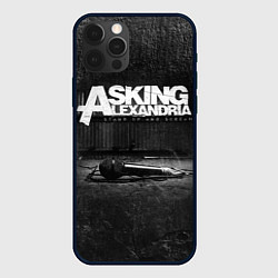 Чехол для iPhone 12 Pro Max Asking Alexandria: Black Micro, цвет: 3D-черный