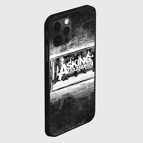 Чехол iPhone 12 Pro Max Asking Alexandria / 3D-Черный – фото 2