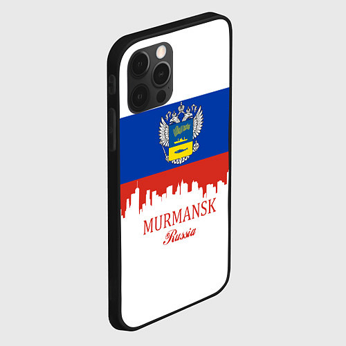 Чехол iPhone 12 Pro Max Murmansk: Russia / 3D-Черный – фото 2