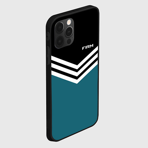 Чехол iPhone 12 Pro Max Firm 90s: Arrows Style / 3D-Черный – фото 2
