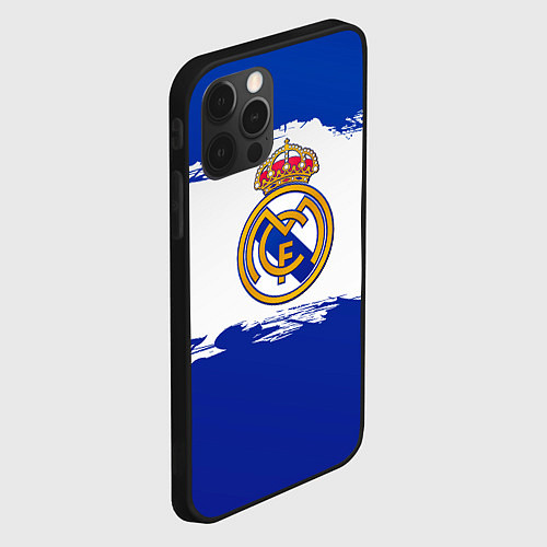 Чехол iPhone 12 Pro Max Real Madrid FC / 3D-Черный – фото 2