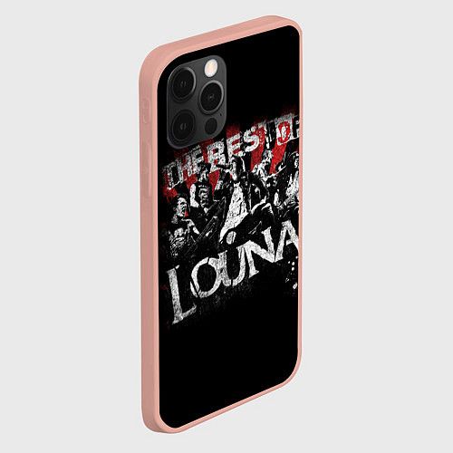 Чехол iPhone 12 Pro Max The best of Louna / 3D-Светло-розовый – фото 2