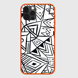 Чехол для iPhone 12 Pro Max Boho Style, цвет: 3D-красный