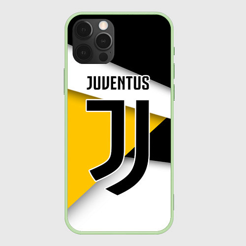 Чехол iPhone 12 Pro Max FC Juventus / 3D-Салатовый – фото 1