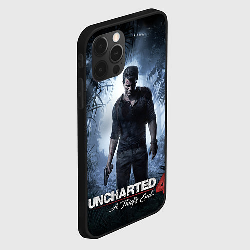 Чехол iPhone 12 Pro Max Uncharted 4: A Thief's End / 3D-Черный – фото 2