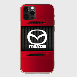 Чехол для iPhone 12 Pro Max Mazda Sport, цвет: 3D-светло-розовый